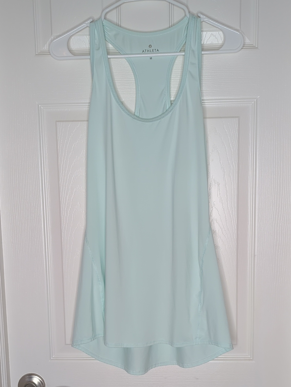Athleta Chi Racerback Tank Top Mint Green